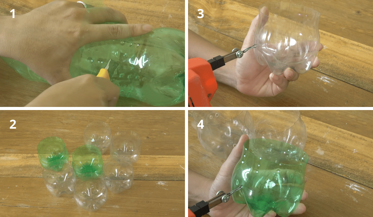 Como Hacer Un Macetero Colorido En Forma De Gusano Con Botellas Plasticas 1