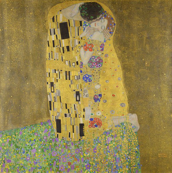 Gustav Klimt - El beso (1908)